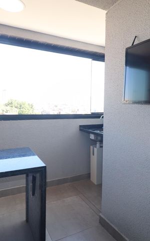 Apartamento para alugar com 40m², 2 quartos e 1 vagaVaranda gourmet