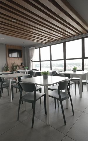 Studio à venda com 36m², 1 quarto e sem vagaÁrea comum - Salão de festas