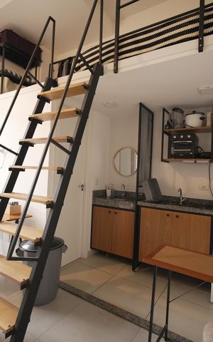 Studio à venda com 36m², 1 quarto e sem vagaSala