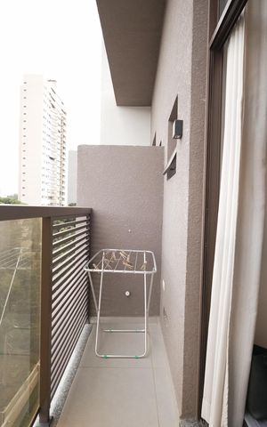 Studio à venda com 36m², 1 quarto e sem vagaVaranda