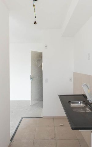 Apartamento à venda com 45m², 2 quartos e 1 vagaCozinha e Área de Serviço