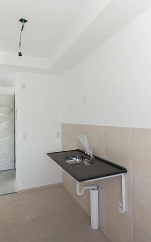 Apartamento à venda com 45m², 2 quartos e 1 vagaCozinha e Área de Serviço
