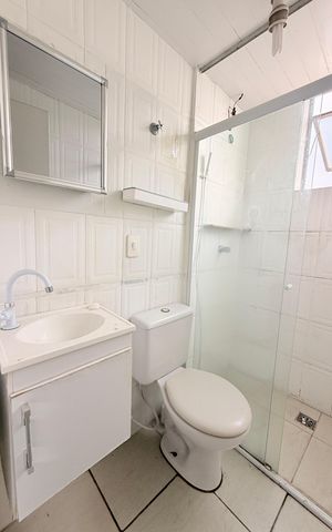 Apartamento para alugar com 56m², 2 quartos e 1 vagaBanheiro Social
