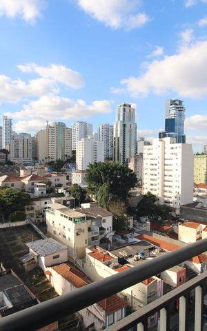 Apartamento para alugar com 25m², 1 quarto e sem vagaStudio - Varanda