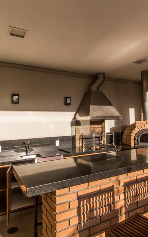Apartamento à venda com 43m², 1 quarto e 1 vagaÁrea gourmet