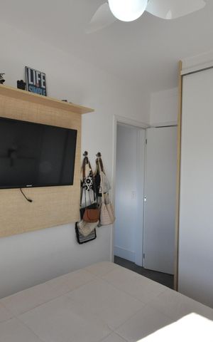 Apartamento à venda com 60m², 2 quartos e 2 vagasQuarto Suíte