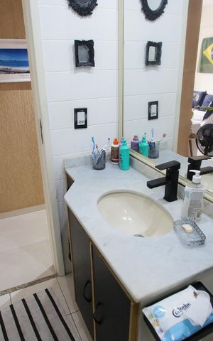 Apartamento à venda com 98m², 3 quartos e 1 vagaBanheiro Social