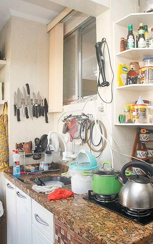 Apartamento à venda com 76m², 3 quartos e 1 vagaCozinha + Área de Serviço