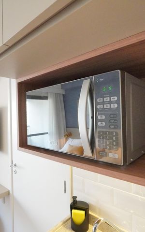 Studio à venda com 32m², 1 quarto e sem vagaCozinha