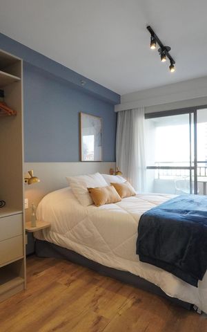 Studio à venda com 32m², 1 quarto e sem vagaStudio