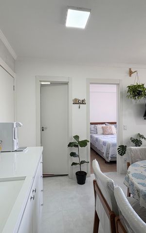 Apartamento à venda com 39m², 2 quartos e sem vaga Apartamento à venda com 39m², 2 quartos e sem vagaCozinha e Área de Serviço