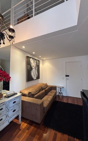 Apartamento para alugar com 56m², 1 quarto e 1 vagaSala/Cozinha