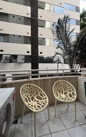 Apartamento para alugar com 56m², 1 quarto e 1 vagaVaranda