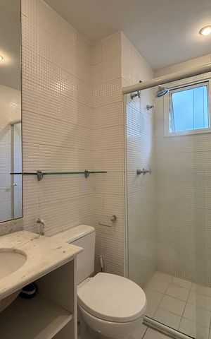 Apartamento para alugar com 56m², 1 quarto e 1 vagaBanheiro da Suíte