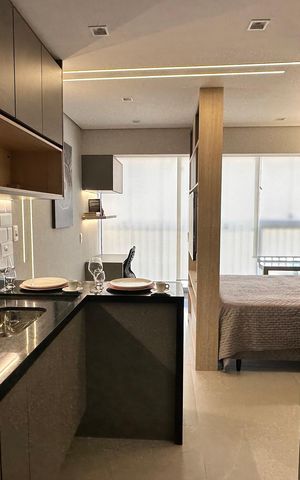 Studio para alugar com 25m², 1 quarto e sem vaga