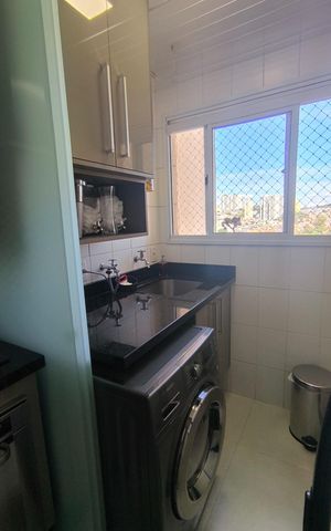 Apartamento à venda com 57m², 2 quartos e 2 vagas Apartamento à venda com 57m², 2 quartos e 2 vagasÁrea de serviço
