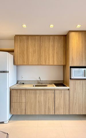 Studio à venda com 38m², 1 quarto e 1 vaga Studio à venda com 38m², 1 quarto e 1 vagaCozinha