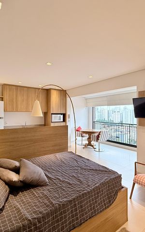 Studio à venda com 38m², 1 quarto e 1 vaga Studio à venda com 38m², 1 quarto e 1 vagaQuarto