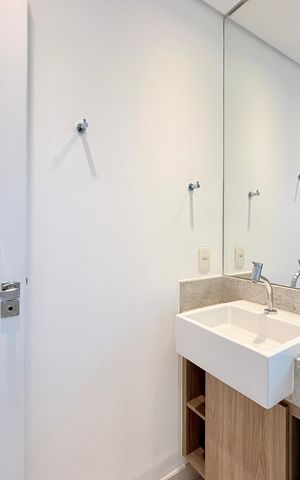 Studio à venda com 38m², 1 quarto e 1 vaga Studio à venda com 38m², 1 quarto e 1 vagaBanheiro