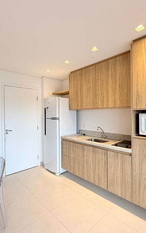 Studio à venda com 38m², 1 quarto e 1 vaga Studio à venda com 38m², 1 quarto e 1 vagaCozinha