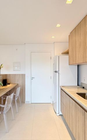 Studio à venda com 38m², 1 quarto e 1 vaga Studio à venda com 38m², 1 quarto e 1 vagaCozinha