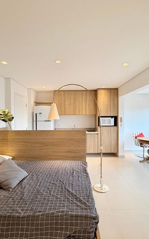 Studio à venda com 38m², 1 quarto e 1 vaga Studio à venda com 38m², 1 quarto e 1 vagaQuarto