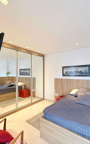 Studio à venda com 38m², 1 quarto e 1 vaga Studio à venda com 38m², 1 quarto e 1 vagaQuarto