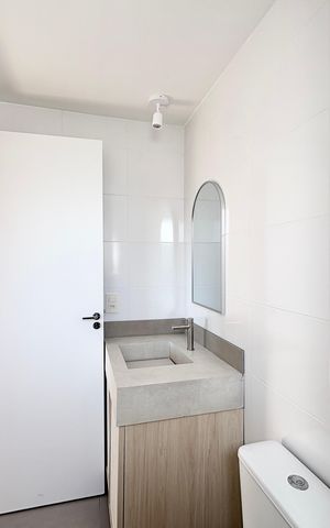 Apartamento à venda com 49m², 2 quartos e 1 vaga Apartamento à venda com 49m², 2 quartos e 1 vagaBanheiro da Suíte