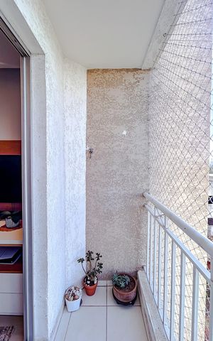 Apartamento à venda com 63m², 3 quartos e 1 vagaVaranda
