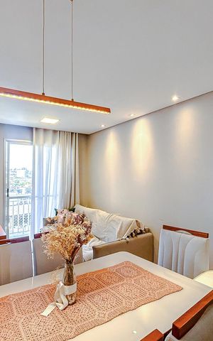 Apartamento à venda com 63m², 3 quartos e 1 vagaSala