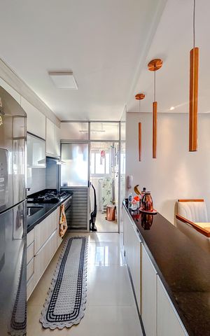 Apartamento à venda com 63m², 3 quartos e 1 vagaCozinha