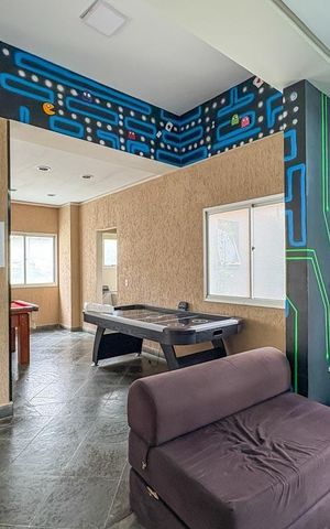 Apartamento para alugar com 68m², 3 quartos e 1 vaga Apartamento para alugar com 68m², 3 quartos e 1 vagaÁrea comum - Sala de Jogos