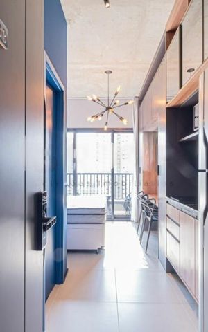 Apartamento à venda com 23m², 1 quarto e sem vaga