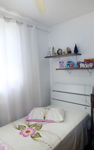 Apartamento à venda com 50m², 2 quartos e 1 vagaQuarto 1