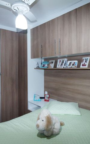 Apartamento à venda com 50m², 2 quartos e 1 vagaQuarto 2