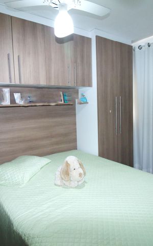 Apartamento à venda com 50m², 2 quartos e 1 vagaQuarto 2