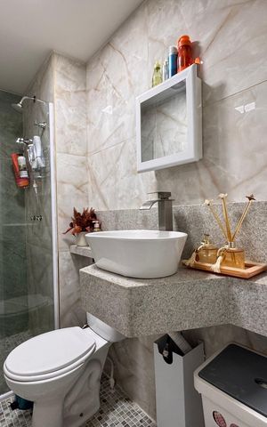 Apartamento para alugar com 60m², 2 quartos e 1 vaga Apartamento para alugar com 60m², 2 quartos e 1 vagaBanheiro Social