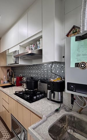 Apartamento para alugar com 60m², 2 quartos e 1 vaga Apartamento para alugar com 60m², 2 quartos e 1 vagaCozinha e Área de Serviço