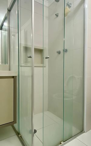 Apartamento à venda com 155m², 3 quartos e 3 vagas Apartamento à venda com 155m², 3 quartos e 3 vagasBanheiro 1