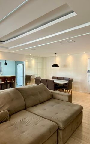Apartamento à venda com 155m², 3 quartos e 3 vagas Apartamento à venda com 155m², 3 quartos e 3 vagasSala