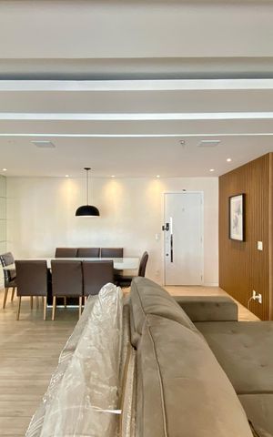 Apartamento à venda com 155m², 3 quartos e 3 vagas Apartamento à venda com 155m², 3 quartos e 3 vagasSala