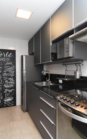 Apartamento à venda com 61m², 1 quarto e 1 vagaCozinha