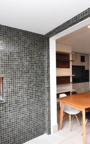 Apartamento à venda com 61m², 1 quarto e 1 vagaVaranda da Sala com Churrasqueira