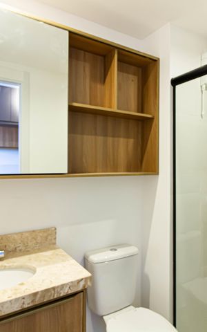 Studio à venda com 25m², 1 quarto e sem vaga Studio à venda com 25m², 1 quarto e sem vagaBanheiro
