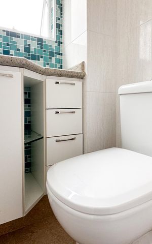 Apartamento para alugar com 110m², 3 quartos e 1 vaga Apartamento para alugar com 110m², 3 quartos e 1 vagaBanheiro da Suíte 2