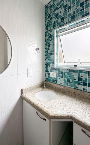 Apartamento para alugar com 110m², 3 quartos e 1 vaga Apartamento para alugar com 110m², 3 quartos e 1 vagaBanheiro da Suíte 2