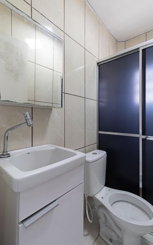 Apartamento para alugar com 30m², 1 quarto e sem vaga Apartamento para alugar com 30m², 1 quarto e sem vagaBanheiro