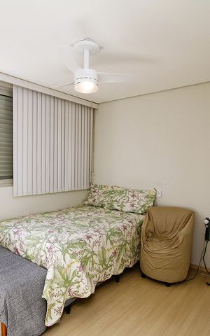 Apartamento à venda com 135m², 2 quartos e 2 vagasQuarto 2  semi Suíte