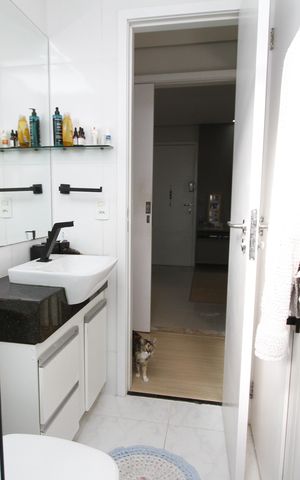 Apartamento à venda com 135m², 2 quartos e 2 vagasBanheiro da Suíte