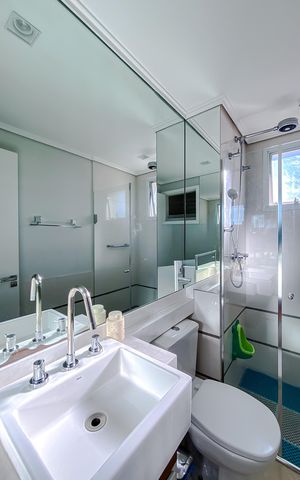 Apartamento à venda com 129m², 4 quartos e 2 vagas Apartamento à venda com 129m², 4 quartos e 2 vagasBanheiro